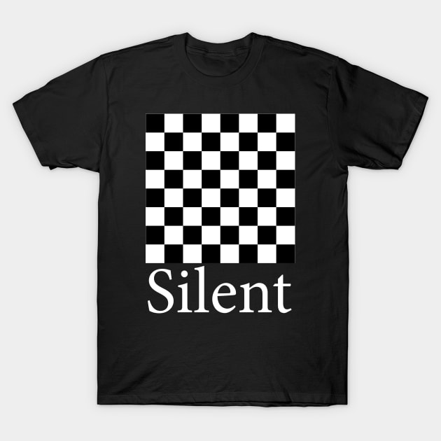 Simple Design "Silent" T-Shirt by ZUNAIRA